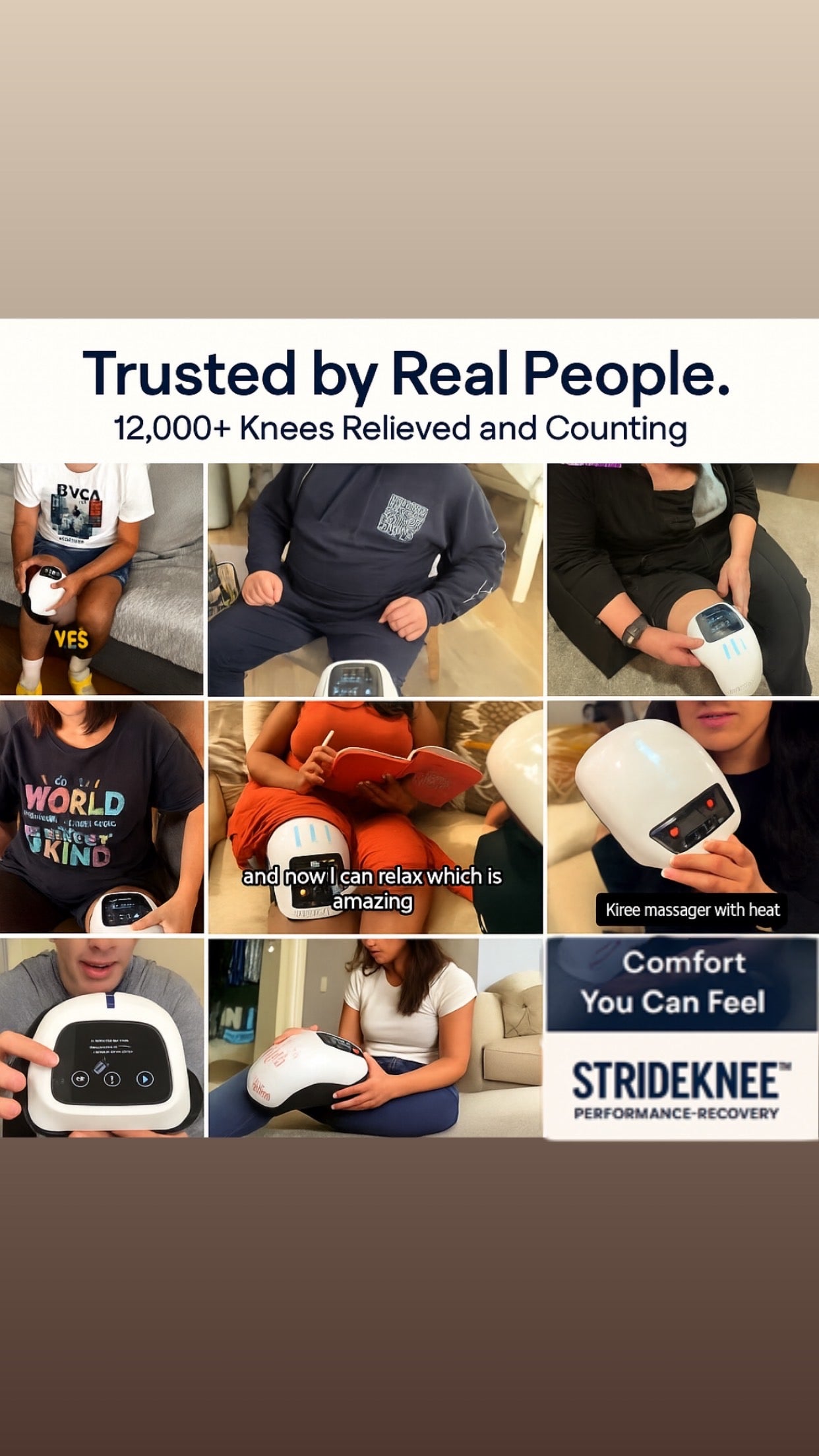 StrideKnee™ Performance Recovery Device
